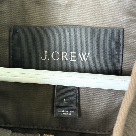J. Crew Downtown Military Utility Field Jacket in Olive Green Brown Size Large - Picture 6 of 11